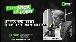 Begoña huye y ayudas que no llegan.