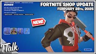 *NEW* BONES SET! Fortnite Item Shop [February 28th, 2025] (Fortnite Chapter 6)