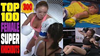 Top 100 FEMALE All-Time Best Crazy Knockouts.