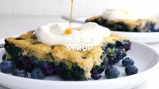 Healthy Blueberry Breakfast Cake