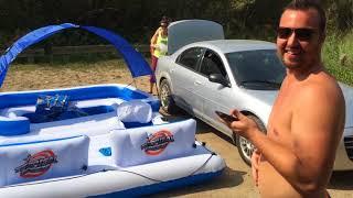 Bestway CoolerZ Tropical Breeze 6-Person Floating Island (2nd Video)