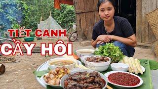 Tiết Canh và Thịt Cầy Hôi - Món Ngon Từ Hoang Dã