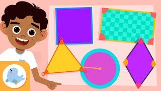CÁLCULO de las ÁREAS 🟨 Cuadrado, rectángulo, triángulo rombo y círculo 🟠 Recopilación