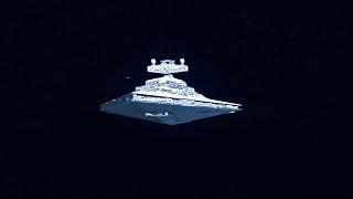 Star Wars - Imperial Star Destroyer Entering Hyperspace Version-1