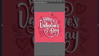 Easy and Cheap Valentine gift!! Less than minute with Illustrator! #illustrator