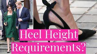 Royal Heel Height Protocol, Did Meghan Markle Risk Tripping Wearing 5" Heels While Pregnant?