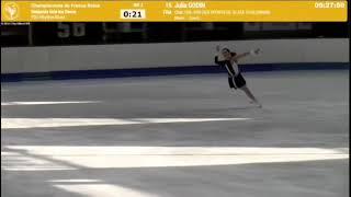 Championnat de France solo 2025 Franconville - Julia - catégorie Benjamin - PD2 (Rythme Blues) #asgc