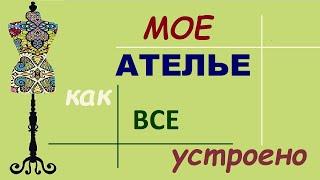 Как все устроено на 10 кв м. #ателье #оборудование #пошивназаказ #ательенижнийновгород