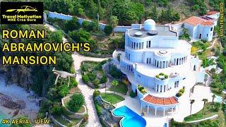 VILA ROMANA ABRAMOVIČA, KRUČE Snimak Dronom - Roman Abramovich Mansion [4K Aerial View] MNE 2023