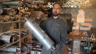 Truck Silencer Muffler Making ll How to Make Exhaust silencer for your truck