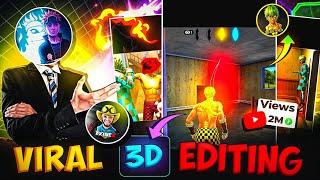 How to edit VIRAL 3D LIKE zoro ff in capcut️ | how to edit viral shorts in capcut |@zoroffxx 