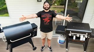 $1000 Traeger vs $400 Blackstone Grill