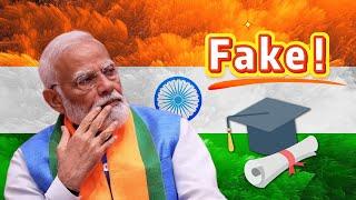 Modi’s fake degree? India’s the poster child for zero credibility. Bharat Empire Scam Feast！