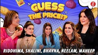 Guess the grocery prices in Mumbai Vs Delhi ft. Bollywood wives Maheep, Neelam, Riddhima, Shalini