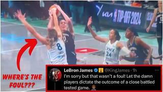 Was the WNBA Finals RIGGED?? LeBron James CALLS OUT WNBA Finals refs for EGREGIOUS call