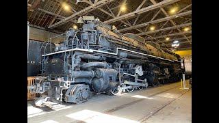 Tour of Chesapeake & Ohio 2-6-6-6 H-8 Allegheny Steam Locomotive #1604 (B&O Railroad Museum)