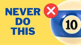 Avoid this DEFENSIVE MISTAKE in 10-ball! (easy fix)