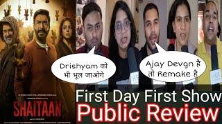 Shaitaan Movie Public Review First Day First Show || Public Reaction First Show Review | Ajay Devgn