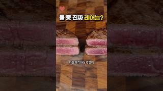 레어vs생고기 구분 가능?