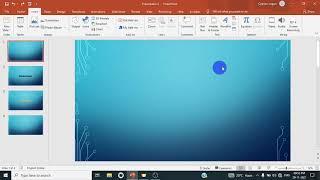 Inserting WordArt in Ms PowerPoint 2019