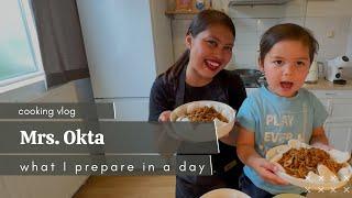 What I prepared in a day for my  family