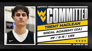 WATCH: 4-star PF Trent MacLean commits to West Virginia LIVE on 247Sports | Live Commitment