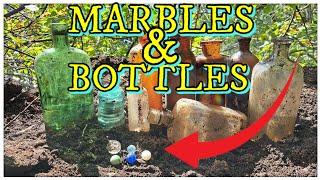  Bottle Digging Dump Digging #76  Digging In Massive Hillside Dump For Antique & Vintage Bottles ©