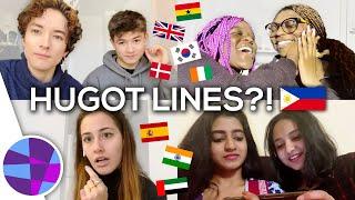 FOREIGNERS REACT TO FILIPINO HUGOT LINES!  | EL's Planet