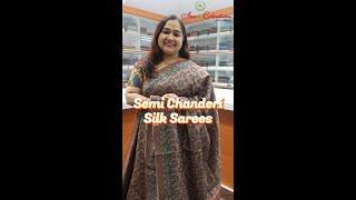 Semi Chanderi Sarees | Rs.950 | 26-Feb-2025 | AnuSCollections