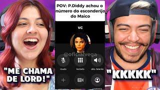 P DIDDY LIGOU PRO MICHAEL JACKSON! PARTE 1 e 2 | REACT