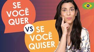 ADVANCED PORTUGUESE: QUER VS QUISER