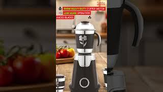 900W Flower Design Black Color Mixer Grinder | Kitchen King Mixer Grinder | Available on Amazon