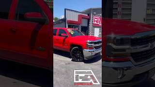 2018 Silverado LT Texas Edition | 24” Snowflakes | RED & BLACK Beauty #texas  #trucks #reels