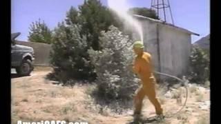 Compressed Air Foam Systems (CAFS) - AmeriCAFS Portable FireFighting System Demo Video