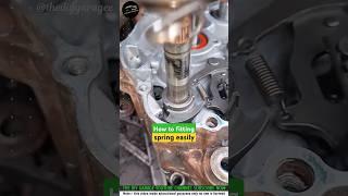 How to fitting spring easily ️ #carseatquicky #carmechanic #caraccessories #shorts #carparts