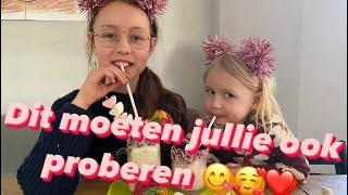 Een  bakfeestje met de Zeeuwse Zusjes  #eenhoorn #familievloggers #bakkenmetkinderen