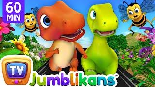 The Garden Friends Bugs Song with Jumblikans Dinosaurs + More ChuChuTV Toddler Learning Videos