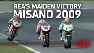 Jonathan Rea takes his MAIDEN VICTORY in #WorldSBK | Misano 2009