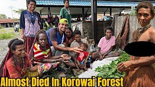 Almost Died In Korowai Forest | Tribal Market | West Papua