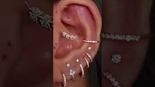 Ear piercing ideas jewelry  #shorts #short #tattoo