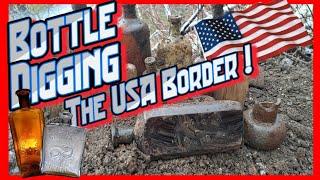 2025 Antique Bottle Digging A Huge Dump On The United States Border ~ Digging Old Cognac Bottles ©