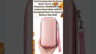 Hard Carrying Case for Power Bank, Fits for Anker PowerCore, POWERADD Pilot, Yoobao Power Bank