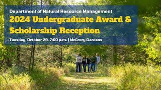 2024 NRM Undergraduate Award & Scholarship Reception