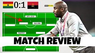 INSIDE STORY! GHANA 0 : 1 VS ANGOLA MATCH REVIEW-HOW OTTO ADDO LOST THE TACTICAL BATTLE