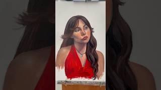 Portrait painting touch ups #art #portraitpainting ##painting #portraitart #arte