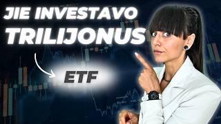 Kur investuoja žmonės? Trilijonai cirkuliuojančių investicijų ETF fonduose