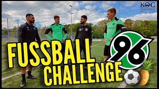 FUSSBALL CHALLENGE MIT HANNOVER 96 PROFIS HALSTENBERG UND NEUMANN ️