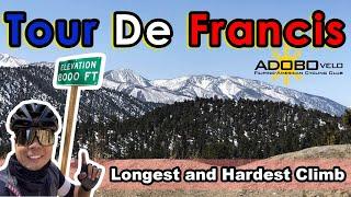 Redlands to Onyx Summit 75mi 8,400ft. | Tour De Francis | Adobo Velo | Cycling