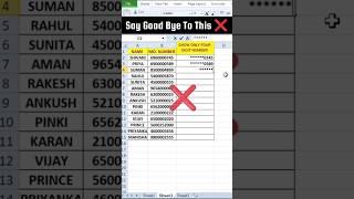 Excel Advance Tricks#shorts