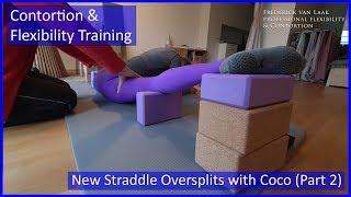Contortion Training by Flexyart 184: Straddle Oversplits 2 - Also for Yoga, Poledance, Ballet, Dance